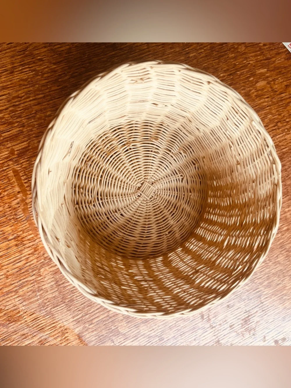 Vintage Chicken Hand Woven Basket